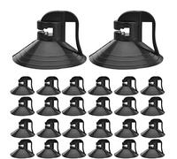 Sunshade 24Pcs Window Shades - Suction Cups for Car, Windshield, Kitchen, Bathroom (Black)