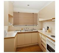 Sunshade Bamboo Blinds 45 50 60 65 70 80 90 100 105 110 120 130 140 150 160cm Wide Bamboo Roller Blinds Breathable Privacy Retro Bamboo Blinds with Lift Roman Blinds for Indoor/Outdoor (Size : 100x16