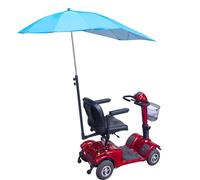 Sunshade Canopy for Mobility Scooters, Umbrella Canopy Awnings (Only Works with Scooters & Power Chairs Equipped with 1" x 1" Hitch Receiver) (Sky Blue)