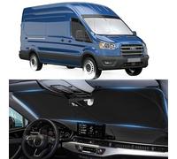 Sunshade for 2015-2025 2026 Ford Transit Wagon XLT Windshield Sun Shade | Custom Fit Transit Cargo Vehicle,Connect Van XL Accessories Front Window Shield Cover Sun Visor Protector
