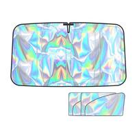 Sunshade for Car - Foldable Block Screen Automotive Interior Sun Protection | Windshield Sun Shade for Urban Driving Vacation Camping RV Truck Vehicle Transportation Parking