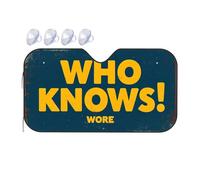 Sunshade For Car Who Knows? The Story Behind Wore Car Windshield Sunshade Sun Shade For Car Windshield Car Shade(76x140cm)