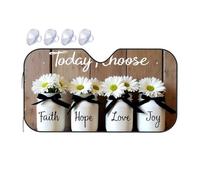Sunshade For Car Windshield Choosing Faith, Hope, Love, And Joy Today Car Windshield Sunshade Sun Shade For Car Sun Shade For Car(76x140cm)