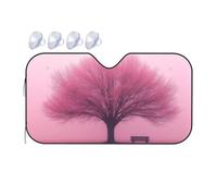 Sunshade For Car Windshield Lonely Bench Under The Pink Tree Car Windshield Sunshade Sun Shade For Car Sun Shade For Car(76x140cm)