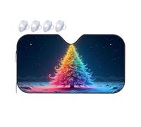 Sunshade For Car Windshield Magical Christmas Tree In The Night Sky Car Windshield Sunshade Sun Shade For Car Sun Shade For Car(70x130cm)