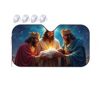 Sunshade For Car Windshield Three Wise Men Adoring The Baby Jesus Car Windshield Sunshade Sun Shade For Car Sun Shade For Car(76x140cm)