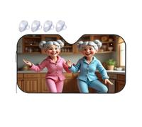 Sunshade For Car Windshield Twins Dancing In The Kitchen Car Windshield Sunshade Windshield Sunshade Blackout Shade(70x130cm)