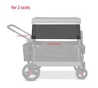 Sunshade Net for Wonderfold W4 W2 Stroller Wagon, Breathable Design, Easy Installation, and UV for Protection (102 * 13inches)