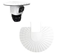 Sunshade & Rain Visor Cover Compatible with Eufy PoE Bullet-PTZ Cam S4 | Outdoor Weatherproof Plastic Rain Cover, Security Camera Sun Rain Shield Protective Cover, Anti-Glare Case, Easy to Install