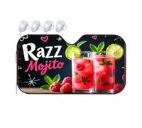 Sunshade Raspberry Mojito: A Refreshing Twist On Classic Mint Cooler Car Windshield Sunshade Sun Shield For Car Windshield Sunshade(70x130cm)