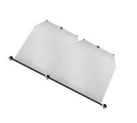 Sunshade Retractable Windscreen - Metal Heat Shield, Foldable Windshield Screen | Portable Window Sun Cover with Heat Protection, Foldable Shield Anti UV for Defense