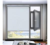 Sunshade Roller Blinds for Windows, 100% Blackout Roller Shades, Thermal Window Roll Up Blinds, Portable Blackout Curtains, Without Drilling,white-65x150cm/26 * 59in