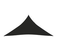 Sunshade Sail 160 g/m² Black 3x3x3 m HDPE