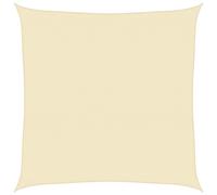 vidaXL Sunshade Sail 160 g/m虏 Beige 5x5 m HDPE UK