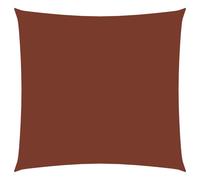 Sunshade Sail 4x4m Terracotta PU Coated Oxford Fabric Square Sun Canopy UVproof