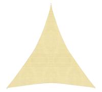 Sunshade Sail Beige 3x4x4m HDPE 160g/m² UV Proof Outdoor Breathable Shade Cover