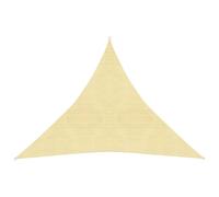 Sunshade Sail Beige 4x4x4m 160g/m² HDPE UV Proof Breathable Garden Canopy Ropes