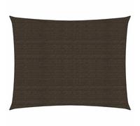 Sunshade Sail Brown 2.5x4.5m 160g HDPE Rectangular UV90% Wind Permeable Mould90