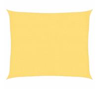 vidaXL Sunshade Sail 160 g/m² Beige 2.5x3 m HDPE Sunscreen Patio Shade Canopy