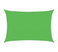 vidaXL Sunshade Sail 160 g/m² Light Green 3.5x4.5 m HDPE Sunscreen Canopy