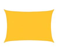 vidaXL Sunshade Sail 160 g/m² Rectangular Yellow 5x6 m HDPE, Yellow