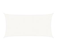 vidaXL Sunshade Sail 160 g/m² White 4x7 m HDPE
