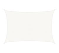 vidaXL Sunshade Sail 160 g/m² White 4x5 m HDPE