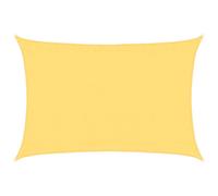 vidaXL Sunshade Sail 160 g/m² Beige 3.5x5 m HDPE Garden Awning Sun Sail Tarp