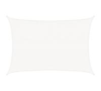Sunshade Sail 160 g/m² White 3.5x4.5 m HDPE