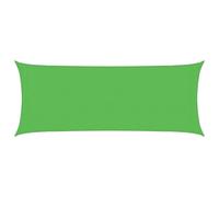 vidaXL Sunshade Sail 160 g/m² Light Green 2x5 m HDPE Garden Sunscreen Canopy