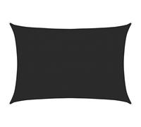Vidaxl Sunshade Sail 160 G/m² Black 3X4.5 M Hdpe