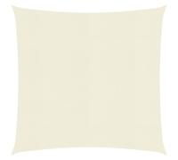 Sunshade Sail Cream 3x3 m 160g/m² HDPE Square UV Resistant Shade Breathable Mesh