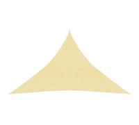Sunshade Sail HDPE Beige 5x5x6 m UV Protective Garden Canopy 160gsm Mouldproof