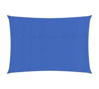 Sunshade Sail HDPE Blue 2.5x4m Rectangular 160g/m² UV Proof Wind-permeable