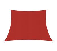 Sunshade Sail HDPE Red 3/4x2 m 160g/m² UV Resistant Trapezium Shade Mouldproof