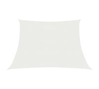 Sunshade Sail HDPE White 3/4x3 m 160g/m² 90% UV Resistant Breathable with ropes