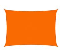 Sunshade Sail Orange 2x4.5m PU Coated Oxford Fabric Rectangular UV Water-Resist