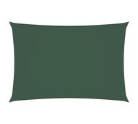 vidaXL Sunshade Sail Oxford Fabric Rectangular 2.5x4.5 m Dark Green Sunscreen
