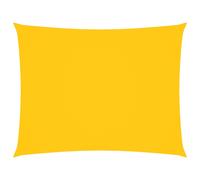 Sun Shade Sail Rectangular 6x8m Black PU Coated Oxford Fabric Outdoor UV & Rain