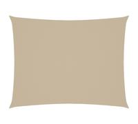 vidaXL Sunshade Sail Oxford Fabric Rectangular 3x4.5 m Taupe Patio Sunscreen