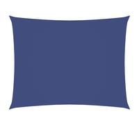 Sun Shade Sail Rectangular 3x4m Blue PU Coated Oxford UV Water-Resistant EasyFit
