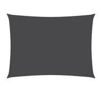 vidaXL Sun Shade Sail Awning Canopy Light Grey 5x3 m 100% Polyester Oxford