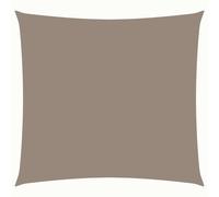 vidaXL Sunshade Sail Oxford Fabric Square 2.5x2.5 m Taupe Patio Shade Canopy