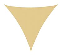 vidaXL Sun Shade Sail Awning Canopy Cover Sand 5x5x5 m 100% Polyester Oxford