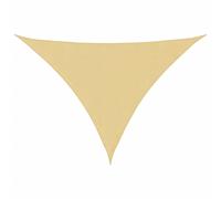 vidaXL Sun Shade Sail Beige 7x5x5 m 100% Polyester Oxford