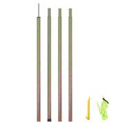 Sunshade sail pole 250cm Galvanised steel 22mm dia with 3m rope & spike portable