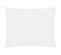 Sunshade Sail Rectangular 3x5m White PU Coated Oxford Fabric UV Proof Waterproof
