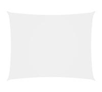 Sunshade Sail Rectangular PU Coated Oxford Fabric White 2.5x3.5 m UV Waterproof