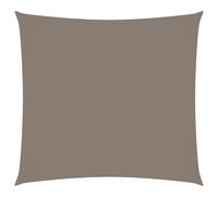 Sunshade Sail Square 2.5x2.5 m Taupe PU Coated Oxford Fabric Protective UV Shade