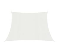 Sunshade Sail White HDPE 160g/m² 4/5x3m UV Resistant Breathable Mould&UVProof X2